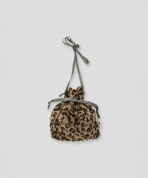 kha:ki(カーキ)の「「KHA:KI / カーキ」LEOPARD CONVERTIBLE BAG(エコバッグ/サブバッグ・レディース・オリーブ/ブラック・FREE)」の6枚目の写真
