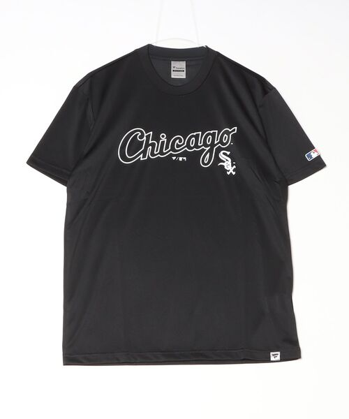 Fanatics(ファナティクス)の「ファナティクス【Fanatics】‐ シカゴ ホワイトソックス 半袖Tシャツ【CHICAGO WHITE SOX MLB OVERLAPPING LOGO S/S TEE GRAY ML0126SS0003】(Tシャツ/カットソー・メンズ・ブラック・M/L/XL)」の1枚目の写真