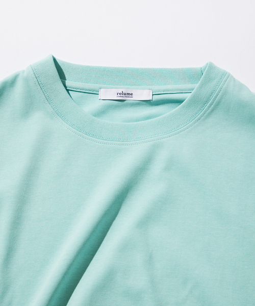 JOURNAL STANDARD relume(ジャーナルスタンダード レリューム)の「プレーティング 汗ジミ防止 Tシャツ(Tシャツ/カットソー・メンズ・キャメル/ブラックミックス/ライトグリーン/ホワイト・MEDIUM/SMALL/LARGE)」の8枚目の写真