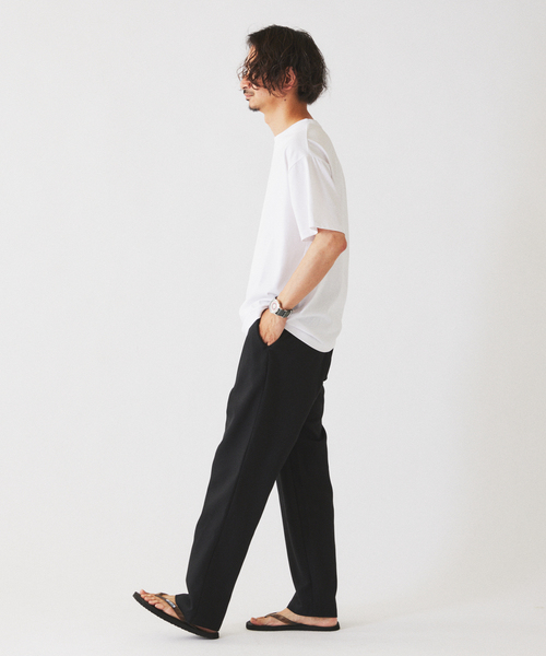 JOURNAL STANDARD relume(ジャーナルスタンダード レリューム)の「プレーティング 汗ジミ防止 Tシャツ(Tシャツ/カットソー・メンズ・キャメル/ブラックミックス/ライトグリーン/ホワイト・MEDIUM/SMALL/LARGE)」の15枚目の写真