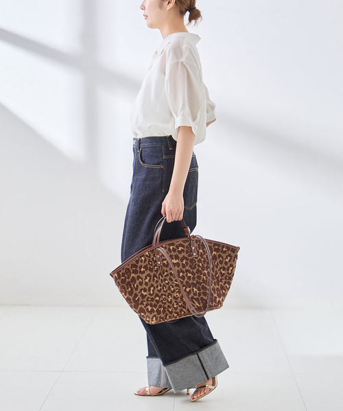 journal standard L'essage(ジャーナルスタンダードレサージュ)の「ターンアップデニムパンツ(デニムパンツ・レディース・ネイビー・38/36)」の4枚目の写真