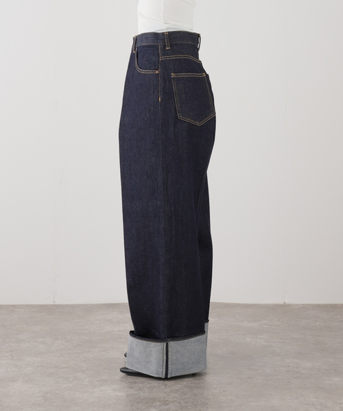journal standard L'essage(ジャーナルスタンダードレサージュ)の「ターンアップデニムパンツ(デニムパンツ・レディース・ネイビー・38/36)」の18枚目の写真