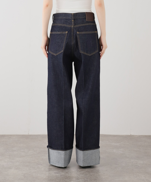journal standard L'essage(ジャーナルスタンダードレサージュ)の「ターンアップデニムパンツ(デニムパンツ・レディース・ネイビー・38/36)」の17枚目の写真