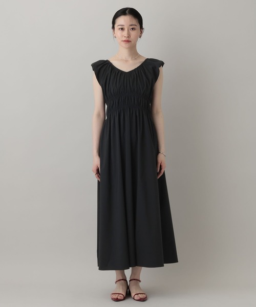 A part by（アパートバイ）の「【インフルエンサーyuiさんコラボ】YUシャーリングワンピース（ワンピース・レディース・オフホワイト/ブラック・FREE）」の13枚目の写真