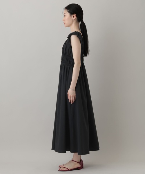 A part by（アパートバイ）の「【インフルエンサーyuiさんコラボ】YUシャーリングワンピース（ワンピース・レディース・オフホワイト/ブラック・FREE）」の14枚目の写真