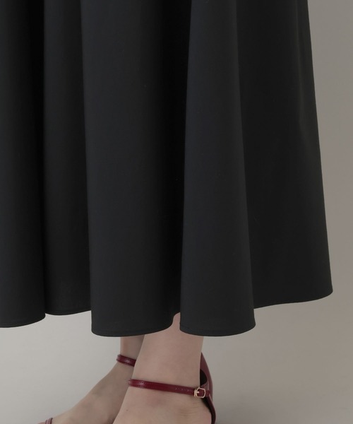 A part by（アパートバイ）の「【インフルエンサーyuiさんコラボ】YUシャーリングワンピース（ワンピース・レディース・オフホワイト/ブラック・FREE）」の20枚目の写真