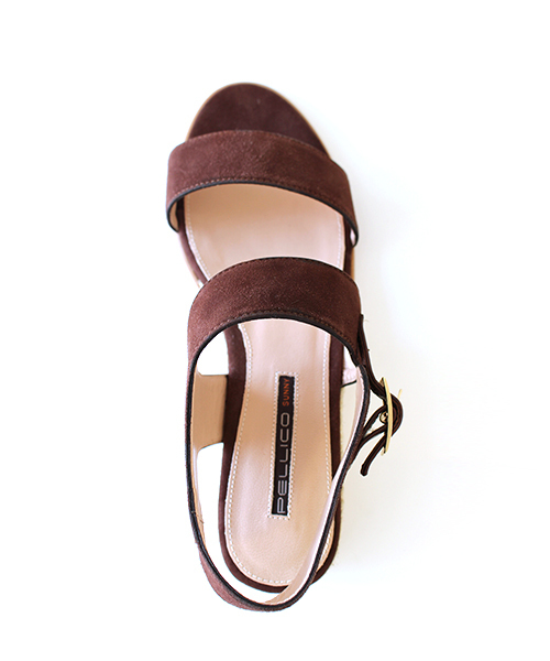 PELLICO（ペリーコ）の「【PELLICO SUNNY】スエード表革ストラップ付サンダル（サンダル・レディース・ブラウン/モカ・36/37/35/38）」の10枚目の写真