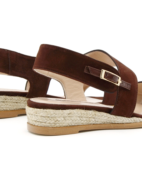 PELLICO（ペリーコ）の「【PELLICO SUNNY】スエード表革ストラップ付サンダル（サンダル・レディース・ブラウン/モカ・36/37/35/38）」の4枚目の写真