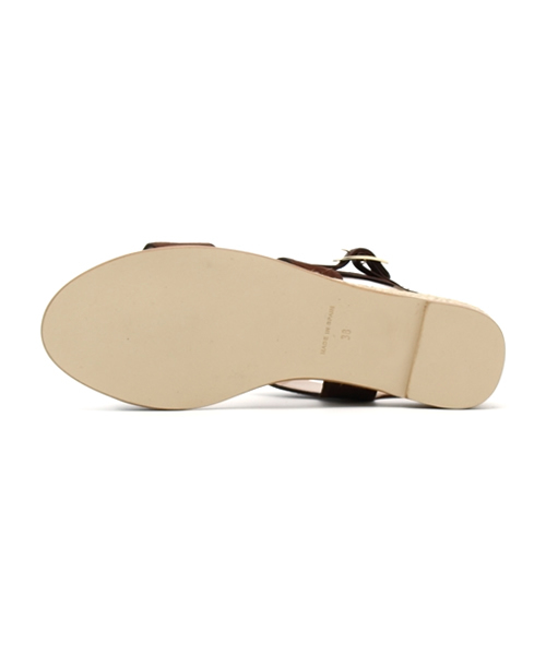 PELLICO（ペリーコ）の「【PELLICO SUNNY】スエード表革ストラップ付サンダル（サンダル・レディース・ブラウン/モカ・36/37/35/38）」の3枚目の写真