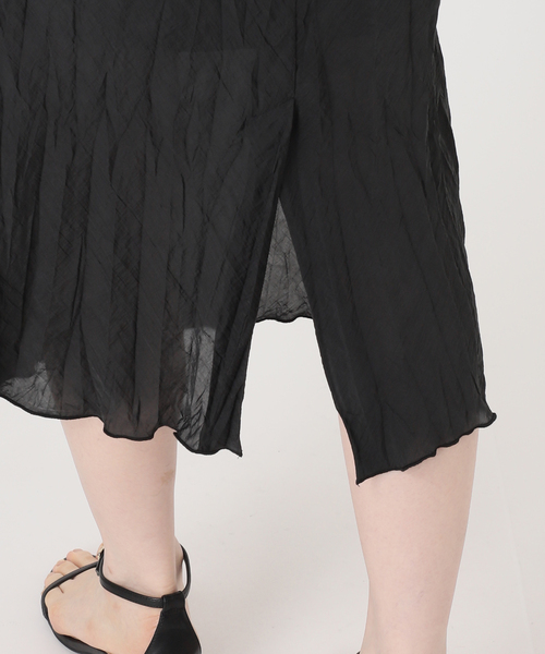 B.C STOCK(ベーセーストック)の「*MAI.M SCRUNCHY SKIRT(スカート・レディース・ホワイト/ブラック・FREE)」の5枚目の写真