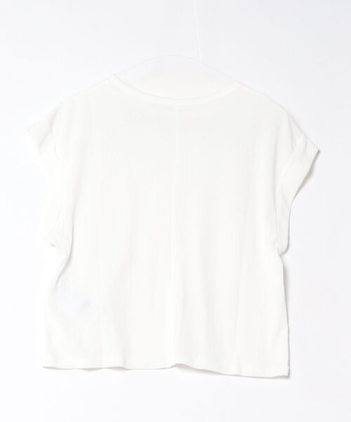 coca(coca)(コカ)の「シアージョーゼットフレンチスリーブTシャツ(Tシャツ/カットソー・レディース・ホワイト/ブラック・L/M/S)」の22枚目の写真