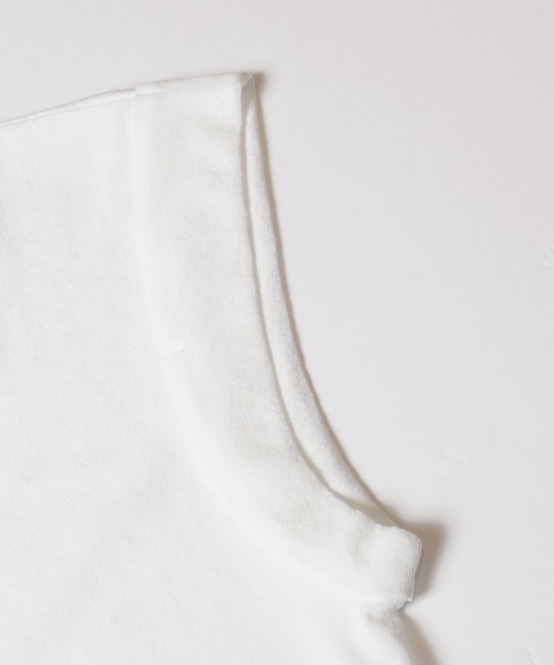 coca(coca)(コカ)の「シアージョーゼットフレンチスリーブTシャツ(Tシャツ/カットソー・レディース・ホワイト/ブラック・L/M/S)」の17枚目の写真