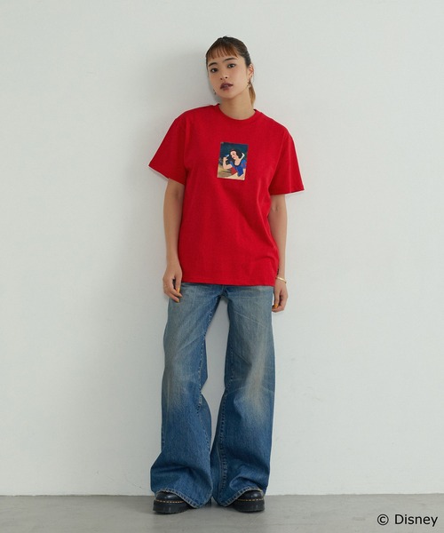 Disney(ディズニー)の「SNOW WHITE / S/S TEE(Tシャツ/カットソー・メンズ・ブラック/レッド・XL/XS/S/M/L)」の14枚目の写真