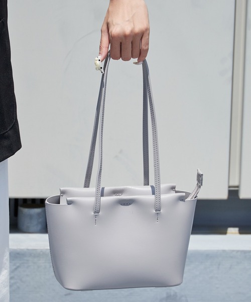 YAHKI(ヤーキ)の「YAHKI/ヤーキ W FAC SHOULDER BAG ボストン ショルダーバッグ レディース レディース 2026年 夏(ショルダーバッグ・レディース・ブラック/グレー/ブルー・ONE SIZE)」の18枚目の写真