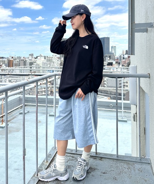 THE NORTH FACE(ザノースフェイス)の「THE NORTH FACE(ザ・ノースフェイス)/ワンポイント ロゴプリント クルーネック 長袖 無地 ロンT /M'S EVERLITTE L/S TEE(Tシャツ/カットソー・レディース・ブラック/ホワイト・L/XL/M)」の20枚目の写真
