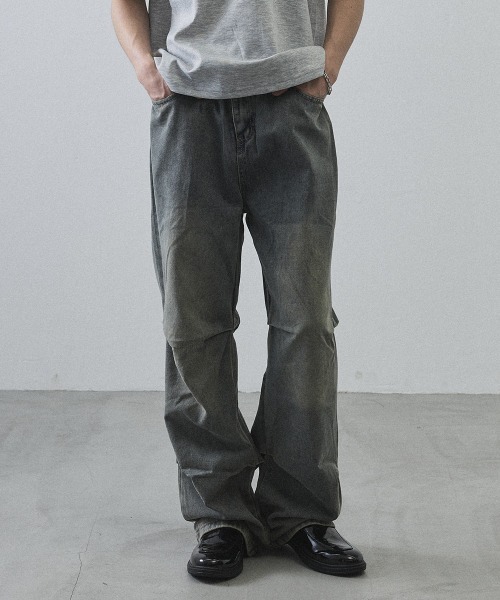 Shoowtime（ショウタイム）の「Curved Seam Straight Denim Pants / カーブシームストレートデニムパンツ（デニムパンツ・メンズ・ライトブルー・MEDIUM/LARGE/X-LARGE）」の15枚目の写真