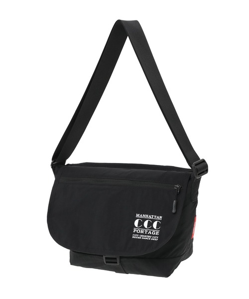 Manhattan Portage(マンハッタンポーテージ)の「NYLON MESSENGER BAG JR (SM) FZP RIPSTOP TASLAN CCC(メッセンジャーバッグ・メンズ・ブラック・SMALL)」の1枚目の写真