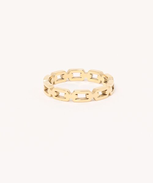 novice（ノーヴィス）の「【novice】Chain Link Ring［Stainless］（リング・レディース・シルバー/ゴールド・9/18/14）」の4枚目の写真