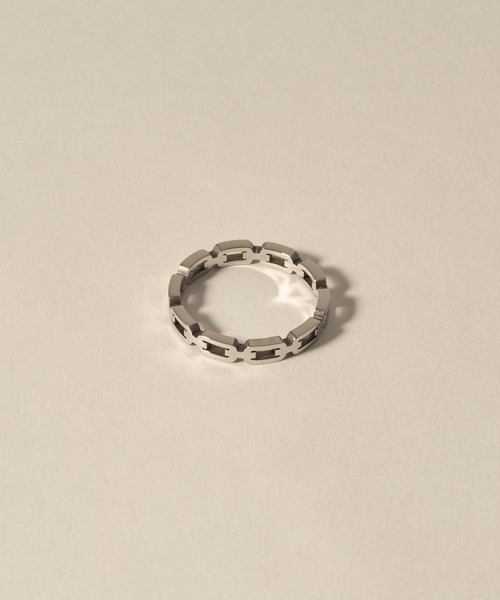 novice（ノーヴィス）の「【novice】Chain Link Ring［Stainless］（リング・レディース・シルバー/ゴールド・9/18/14）」の3枚目の写真