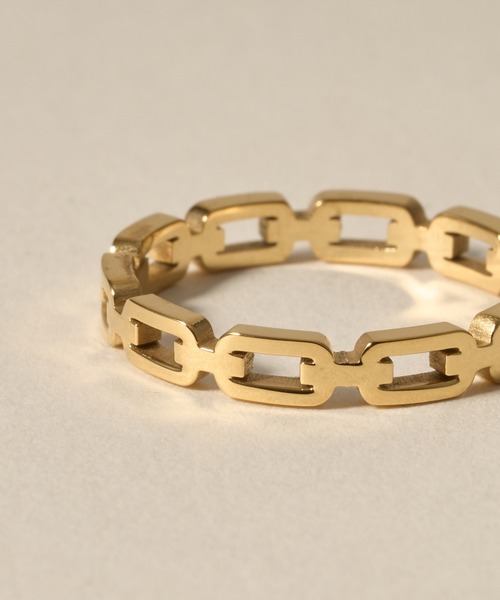 novice（ノーヴィス）の「【novice】Chain Link Ring［Stainless］（リング・レディース・シルバー/ゴールド・9/18/14）」の7枚目の写真