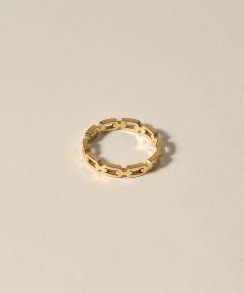 novice（ノーヴィス）の「【novice】Chain Link Ring［Stainless］（リング・レディース・シルバー/ゴールド・9/18/14）」の6枚目の写真