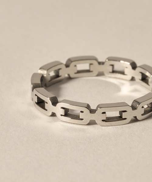 novice（ノーヴィス）の「【novice】Chain Link Ring［Stainless］（リング・レディース・シルバー/ゴールド・9/18/14）」の5枚目の写真
