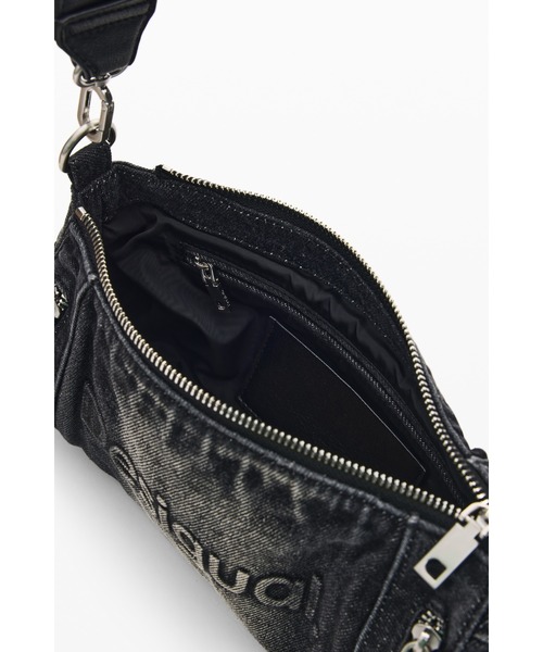 Desigual(デシグアル)の「Denim chain 2way bag / デニムチェーン2wayバッグ(ショルダーバッグ・レディース・ブラック・FREE)」の3枚目の写真