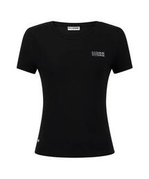 MUTE BLANK SHORT-SLEEVED T-SHIRT [BLACK]