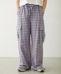 CHECKED CARGO PANTS