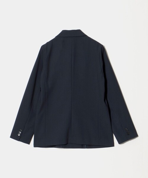 A DAY IN THE LIFE UNITED ARROWS(アデイインザライフユナイテッドアローズ)の「ドビー 2ボタン ダブルジャケット ‐セットアップ対応・ウォッシャブル‐<A DAY IN THE LIFE>(テーラードジャケット・レディース・ネイビー/ベージュ・40/38/36)」の11枚目の写真