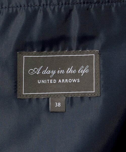 A DAY IN THE LIFE UNITED ARROWS(アデイインザライフユナイテッドアローズ)の「ドビー 2ボタン ダブルジャケット ‐セットアップ対応・ウォッシャブル‐<A DAY IN THE LIFE>(テーラードジャケット・レディース・ネイビー/ベージュ・40/38/36)」の22枚目の写真