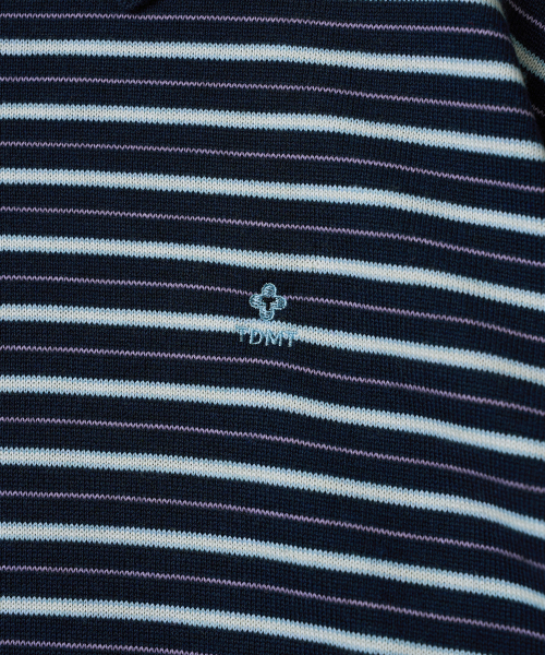 TTUDEMENT(トュードメント)の「STRIPE LONG SLEEVE POLO KNIT_NAVY(ニット/セーター・レディース・その他・FREE)」の7枚目の写真