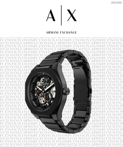 ARMANI EXCHANGE(アルマーニエクスチェンジ)の「アルマーニ・エクスチェンジ 腕時計 メンズ アナログ ステンレス AX4304(アナログ腕時計・メンズ・ブラック・FREE)」の3枚目の写真