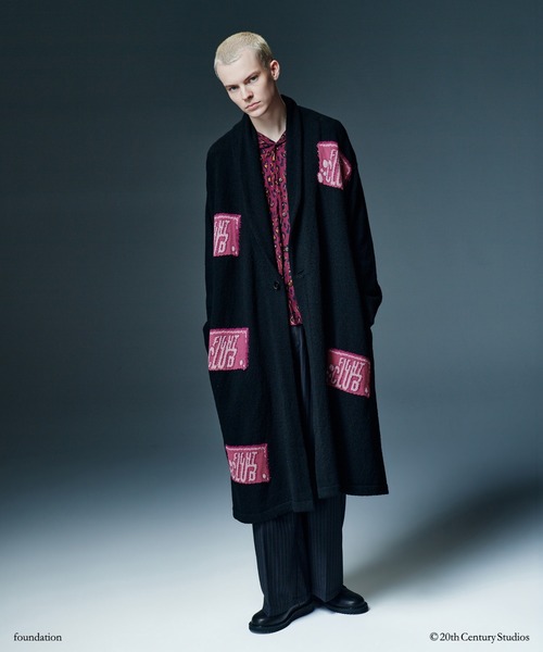 glamb(グラム)の「FIGHT CLUB/Soap Bathrobe / ファイトクラブ/ソープバスローブ(ニット/セーター・メンズ・ブラック・M/L/S)」の9枚目の写真