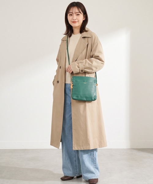 aoneco(アオネコ)の「aoneco 口バネショルダー(ショルダーバッグ・レディース・モカ/ブラック/エメラルド/ライトグレー・FREE)」の16枚目の写真