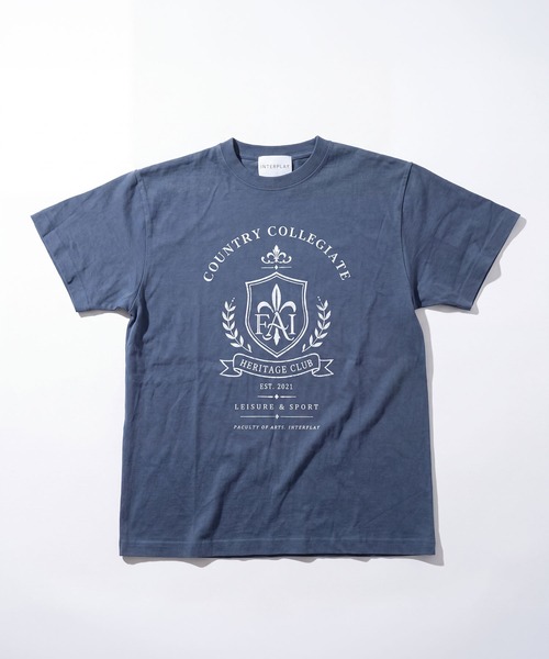 INTERPLAY(インタープレイ)の「【INTERPLAY】Warm Crest S/S Tee(Tシャツ/カットソー・レディース・ブラウン/グリーン/ブラック/ベージュ/ネイビー・LARGE/MEDIUM)」の5枚目の写真