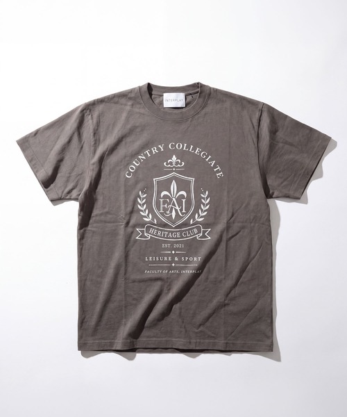 INTERPLAY(インタープレイ)の「【INTERPLAY】Warm Crest S/S Tee(Tシャツ/カットソー・レディース・ブラウン/グリーン/ブラック/ベージュ/ネイビー・LARGE/MEDIUM)」の2枚目の写真