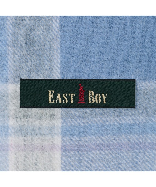 EASTBOY（イーストボーイ）の「マフラー チェック バニラ女神 女子 制服 学生服 中学 高校 スクール（マフラー・キッズ・ブルー系・FREE）」の2枚目の写真