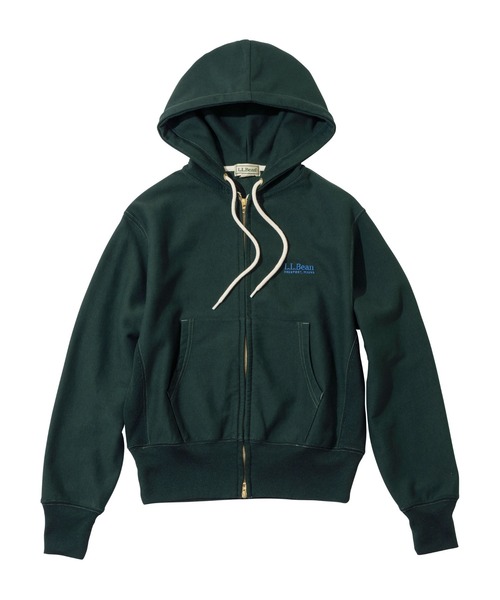 L.L.Bean(エルエルビーン)の「【JAPAN EDITION】ポーテージ・フルジップ・フード・スウェットシャツ(パーカー・レディース・チャコール/グリーン/イエロー/ライトグレー・MEDIUM)」の1枚目の写真
