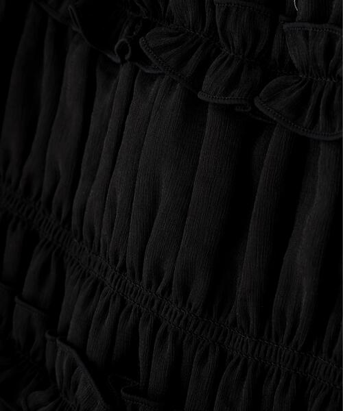 PROPORTION BODY DRESSING(プロポーションボディドレッシング)の「<a>シャーリングフリルパフブラウス / 1216210811(シャツ/ブラウス・レディース・ホワイト/ホワイト系その他/ブラック・FREE)」の12枚目の写真
