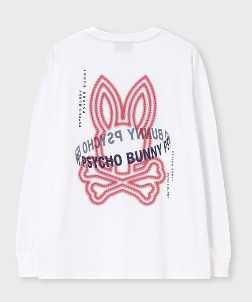 Psycho Bunny(サイコバニー)の「ピマ天竺 ユニバーサルグラフィックロングスリーブTシャツ(Tシャツ/カットソー・メンズ・ホワイト/ライトブルー/ブラック・MEDIUM/SMALL/X-LARGE/LARGE)」の8枚目の写真