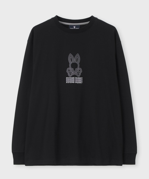 Psycho Bunny(サイコバニー)の「ピマ天竺 ユニバーサルグラフィックロングスリーブTシャツ(Tシャツ/カットソー・メンズ・ホワイト/ライトブルー/ブラック・MEDIUM/SMALL/X-LARGE/LARGE)」の13枚目の写真