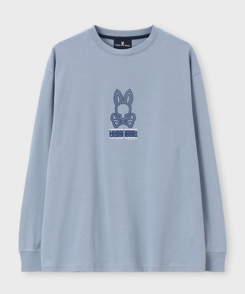 Psycho Bunny(サイコバニー)の「ピマ天竺 ユニバーサルグラフィックロングスリーブTシャツ(Tシャツ/カットソー・メンズ・ホワイト/ライトブルー/ブラック・MEDIUM/SMALL/X-LARGE/LARGE)」の19枚目の写真