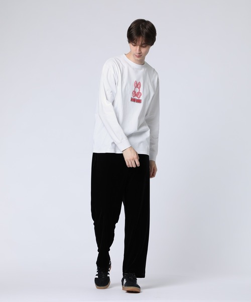 Psycho Bunny(サイコバニー)の「ピマ天竺 ユニバーサルグラフィックロングスリーブTシャツ(Tシャツ/カットソー・メンズ・ホワイト/ライトブルー/ブラック・MEDIUM/SMALL/X-LARGE/LARGE)」の6枚目の写真