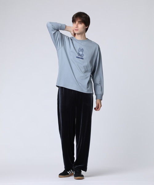 Psycho Bunny(サイコバニー)の「ピマ天竺 ユニバーサルグラフィックロングスリーブTシャツ(Tシャツ/カットソー・メンズ・ホワイト/ライトブルー/ブラック・MEDIUM/SMALL/X-LARGE/LARGE)」の18枚目の写真