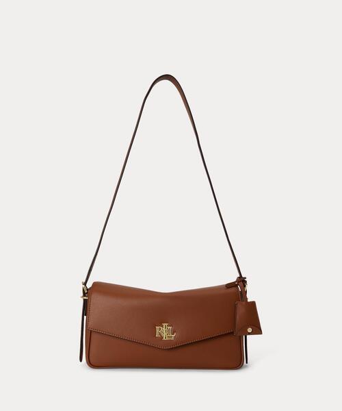 LAUREN RALPH LAUREN(ローレン ラルフ ローレン)の「ナッパ レザー ミディアム Farrah ショルダー バッグ(ショルダーバッグ・レディース・ブラウン・ONE)」の1枚目の写真
