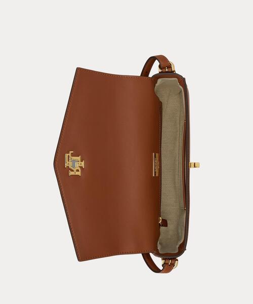LAUREN RALPH LAUREN(ローレン ラルフ ローレン)の「ナッパ レザー ミディアム Farrah ショルダー バッグ(ショルダーバッグ・レディース・ブラウン・ONE)」の5枚目の写真