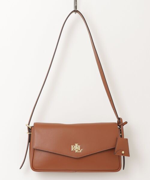 LAUREN RALPH LAUREN(ローレン ラルフ ローレン)の「ナッパ レザー ミディアム Farrah ショルダー バッグ(ショルダーバッグ・レディース・ブラウン・ONE)」の8枚目の写真