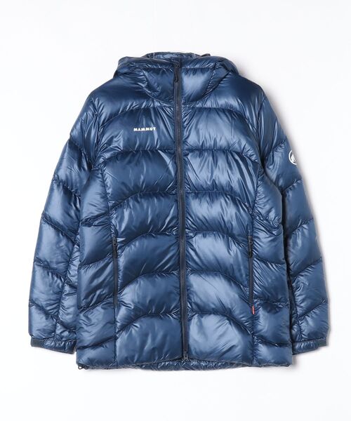 Mammut(マムート)の「グラビティ インサレーション フーデッド ジャケット アジアンフィット / Gravity IN Hooded Jacket AF Women(ダウンジャケット/コート・レディース・ブルー・MEDIUM/LARGE)」の1枚目の写真