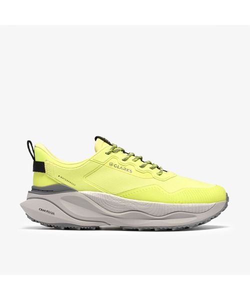 Clarks(クラークス)の「Pace TrailGoWP/メンズペーストレイルゴー ウォータープルーフ(ライムコンビ)(スニーカー・メンズ・グリーン・UK6/UK7/UK6.5/UK7.5/UK10/UK9/UK8/UK8.5/UK9.5)」の1枚目の写真